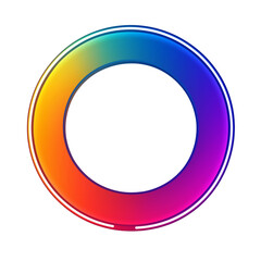 abstract background with round frame