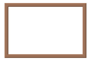 ホワイトボード　シンプルな写真フレーム　木枠