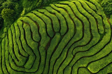 Fototapeta premium Vendange of Red Wine at Château Gruaud-Larose Grand Cru, Saint Julien, Bordeaux in France. Beautiful simple AI generated image