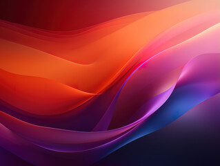 Gorgeous A colorful wave with a red stripe on the left and a orange stripe on the right