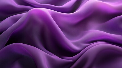 Obraz premium Close-up of soft purple fabric with a wavy texture.