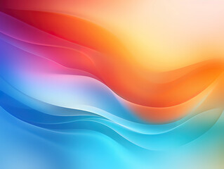 Obraz premium Gorgeous Rainbow colors background, abstract vibrant color gradient banner