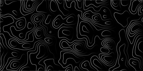 Abstract Gradient line topographic Contour Scheme & Geographic Moutain terrain. Contour map background. Cartographic Weave with seamless striped patterns and wavy gradient lines	