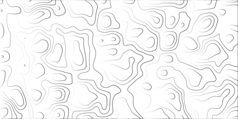 Abstract Gradient line topographic Contour Scheme & Geographic Moutain terrain. Contour map background. Cartographic Weave with seamless striped patterns and wavy gradient lines	