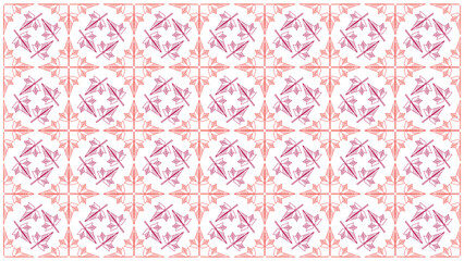 Pattern with pink-lavender leaves. Seamless background. Can be used in textiles, for creating greeting cards, or in festive and wedding decor.