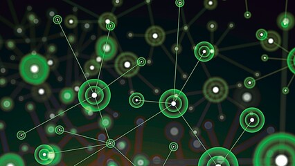 Green Network background