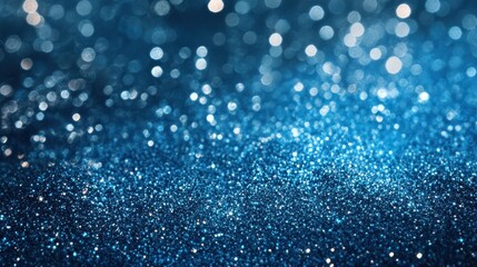 Fototapeta premium Light blue glitter sparkly background.