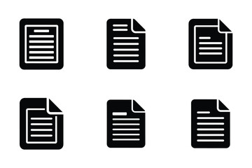 File icon bundle set in vector style