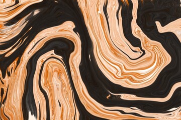 Elegant Liquid Flow in Motion: Stunning Abstract Art for Elegant Design