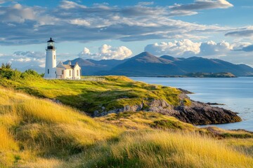 Der M&auml;useturm bei Bingen im Rhein, Rheinland-Pfalz. Beautiful simple AI generated image