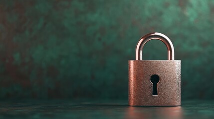 Fototapeta premium Conceptual image of a lock surrounded by encrypted code, symbolizing secure password protection