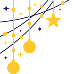 New Year Decoration Element