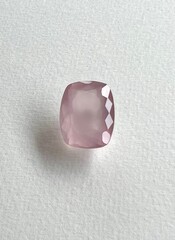 Rose Quartz Cut Gemstone