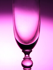 glass of pink wine