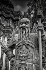 Most recognizable landmark and famous travel destination Bangkok Thailand temple Wat Arun...
