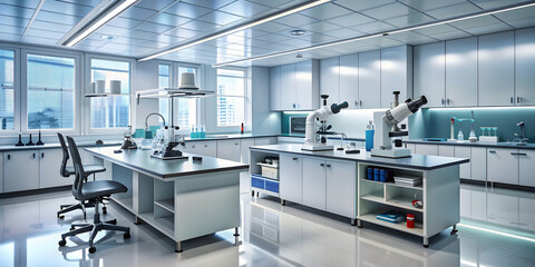 Scientific lab with precision instruments displaying exact readings, lab, scientific, instruments, measurement