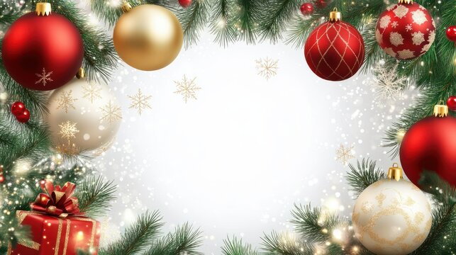 merry christmas decoration background wallpaper invitation gift card transparent background