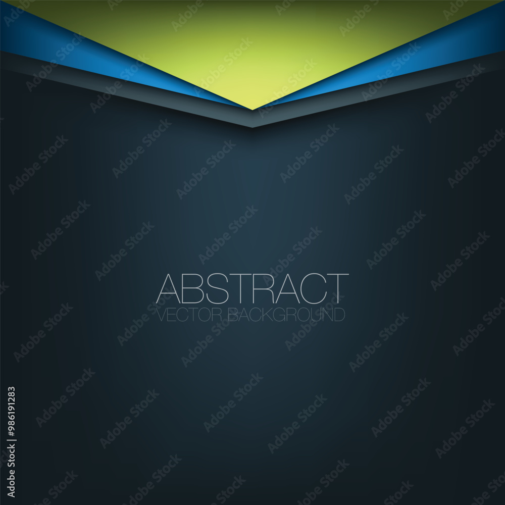 Fototapete graphic geometric triangle overlap vector layer background for text and message design