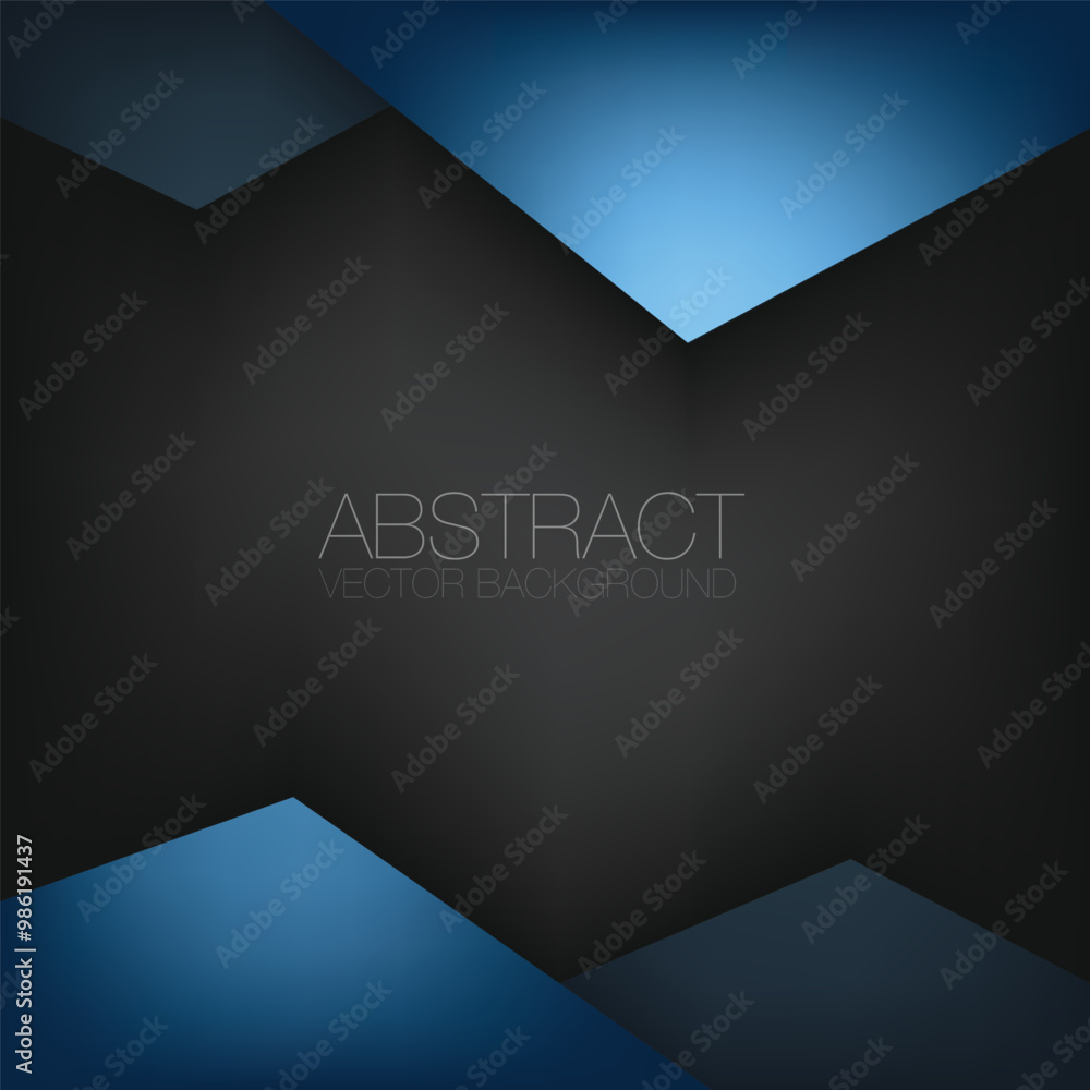 Fototapete graphic geometric triangle overlap vector layer background for text and message design