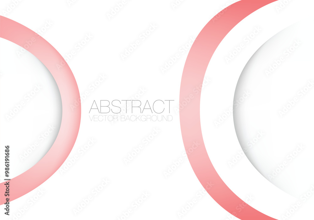 Fototapete graphic vector curve line overlap background for text and message design