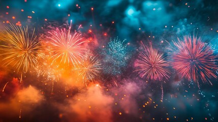 Firework show event. Special occasion celebration.