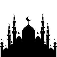 Decorative Mosque Silhouette