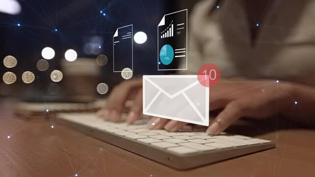 Sending e-mail: Mail being sent