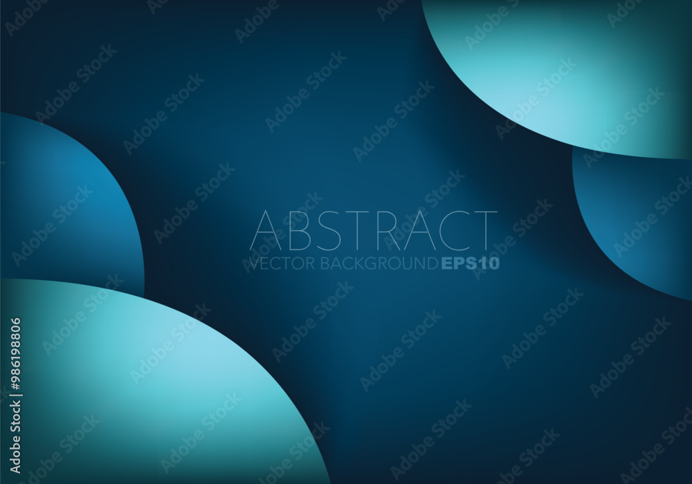 Fototapete graphic vector curve line overlap background for text and message design