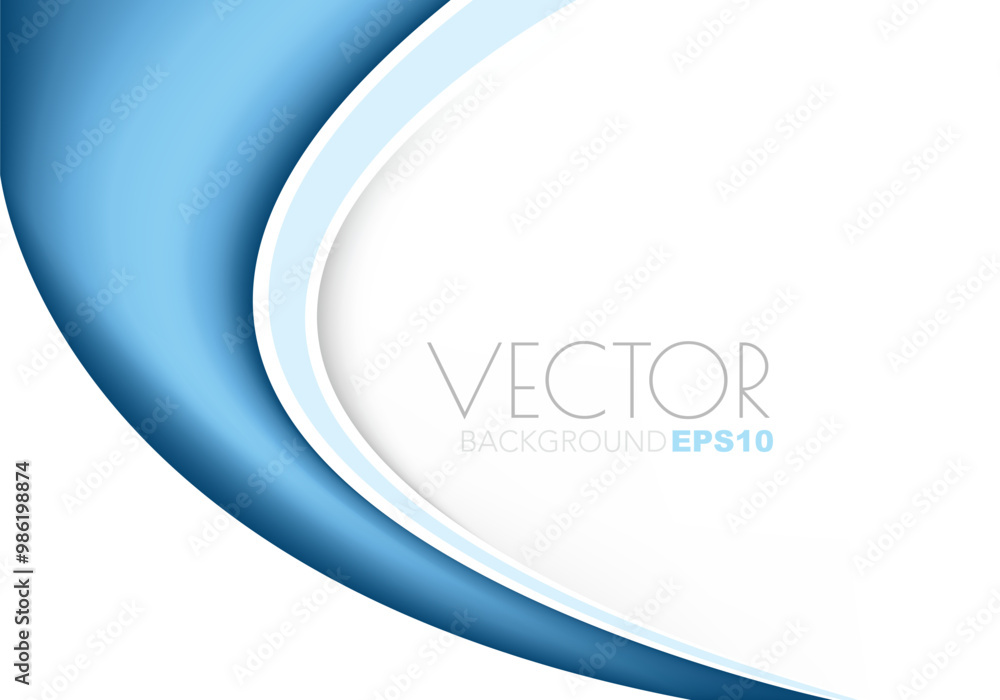 Poster graphic vector curve line overlap background for text and message design