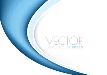 graphic vector curve line overlap background for text and message design