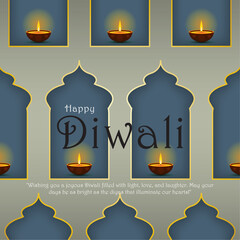  Happy Diwali post featuring wishes, suitable for social media: 