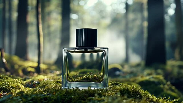 Perfume Bottle in Enchanted Forest
