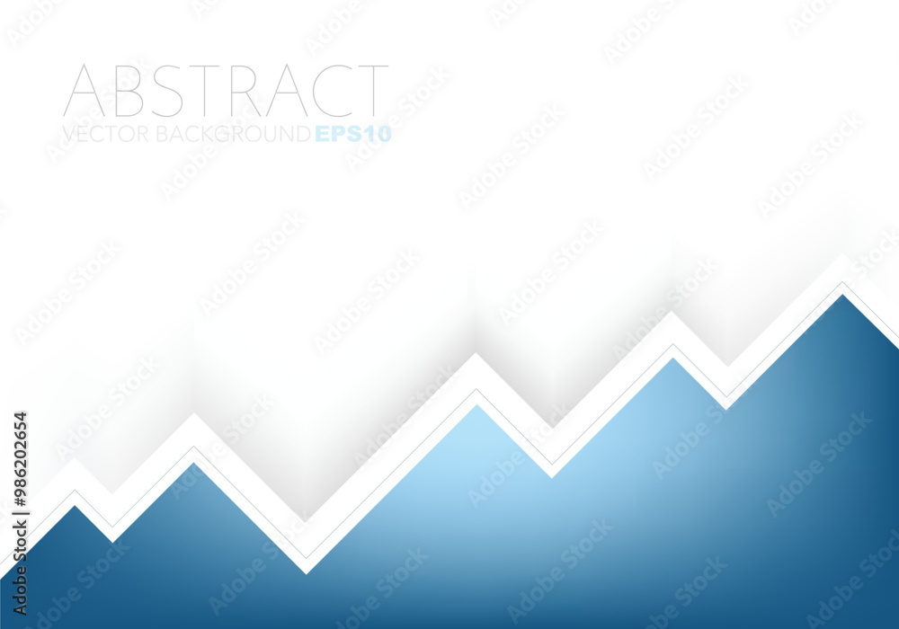 Fototapete graphic geometric triangle overlap vector layer background for text and message design