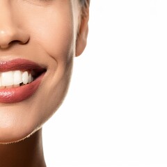 Obraz premium Photos with toothpaste smile, beautiful white teeth, poster for dentists or oral hygiene articles, senior, children, man, woman