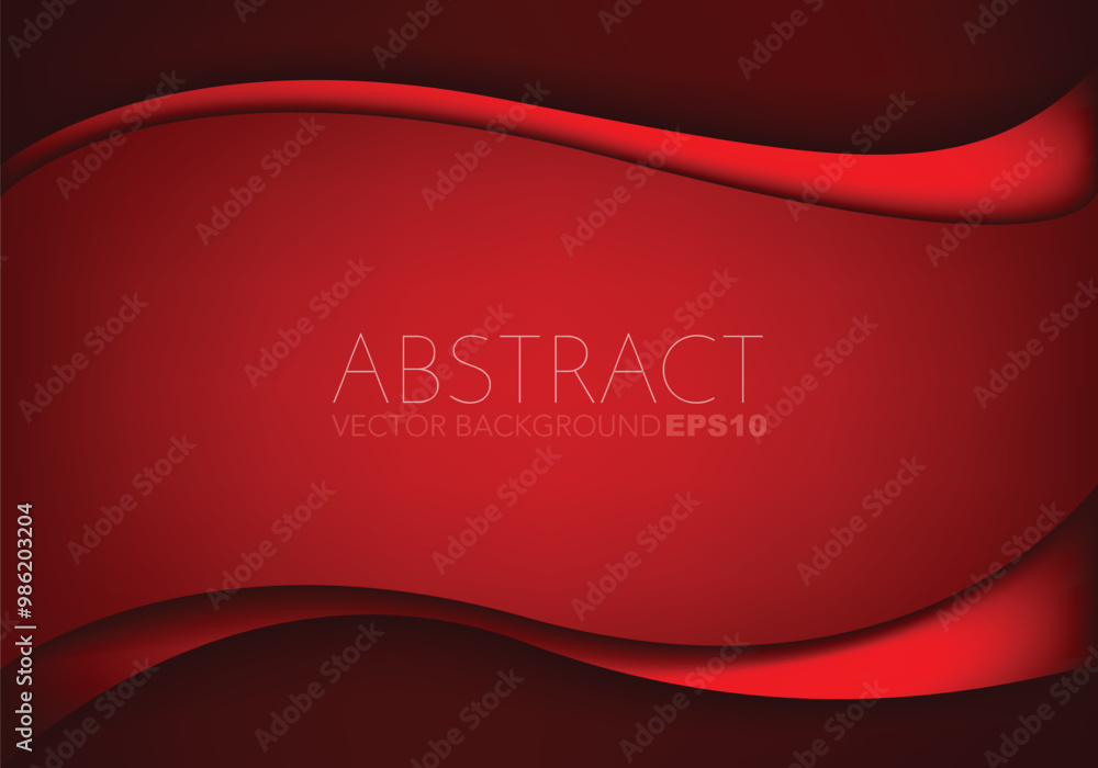Fototapete graphic vector curve line overlap background for text and message design