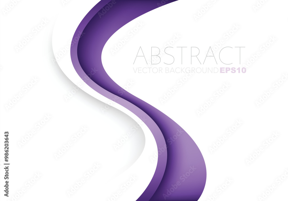 Poster graphic vector curve line overlap background for text and message design