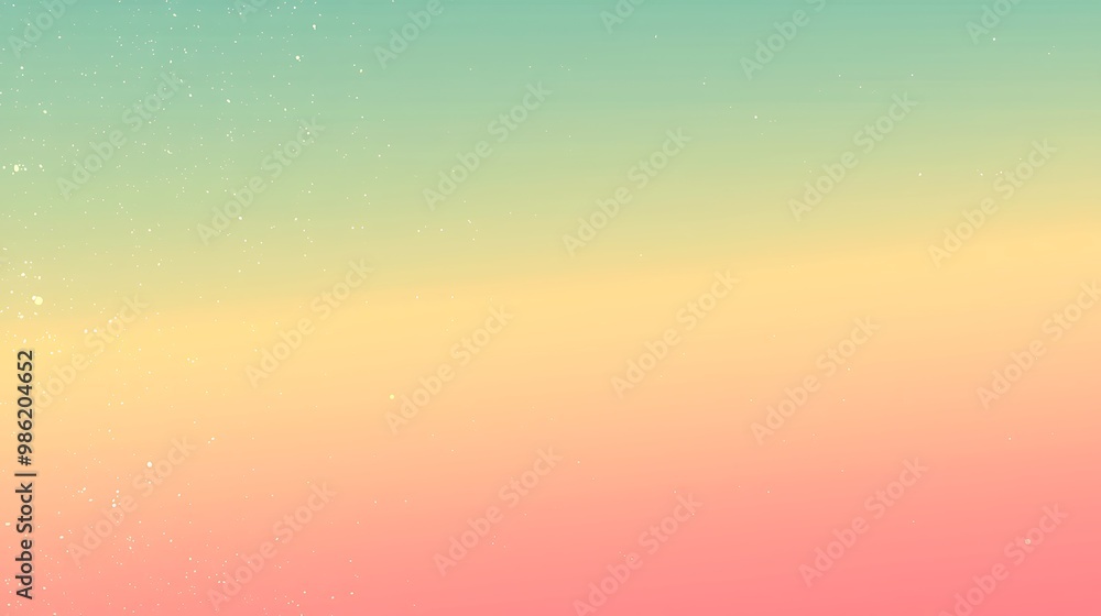 Aufkleber soft pastel colors and white speckles create an abstract gradient background with a dreamy feel.