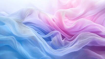 Obraz premium Abstract purple and blue wavy textures blend into a soothing, flowing background.
