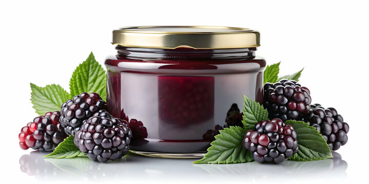 Luxurious blackberry jam label with elegant design, luxury, alcohol, label, homemade, jam, blackberry, product, decorative