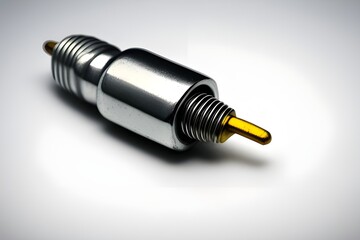Car Spark Plug Isolated on White Background