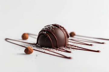Hazelnut praline with chocolate ganache