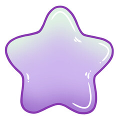 Purple star icon