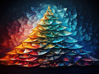 Naklejka premium Excellent Multicolored lines background