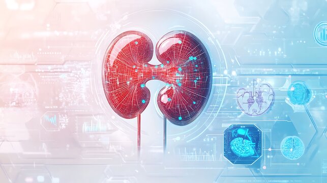 3D Model of Human Kidneys with Technological Background