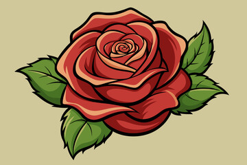 Rose Vector art and illustration