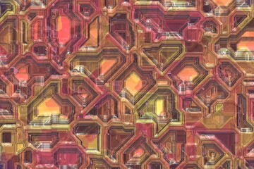 nice tech electronic template digitally drawn texture illustration