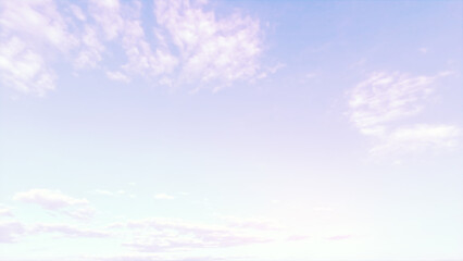 pretty big bright clouds in the blue sky bg - photo of nature