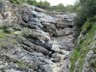 Predelica waterfall, Log pod Mangartom (Triglav National Park, Slovenia) - Predelica Wasserfall (Triglav-Nationalpark, Slowenien) - Predelski Slap (Triglavski narodni park, Slovenija)
