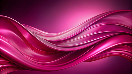 Silk wave flowing art in fuchsia pink, elegant and vibrant abstract design , flowing, silk, wave, art, fuchsia pink