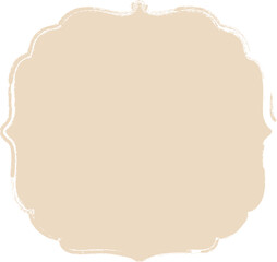 Exquisite decorative frame with swirls decoration.